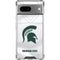 Michigan State University White Jersey Google Pixel 8 Clear Case